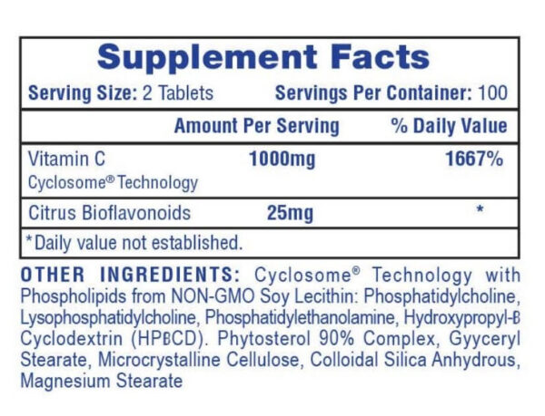 VITAMINA C 200 TABS - Image 2